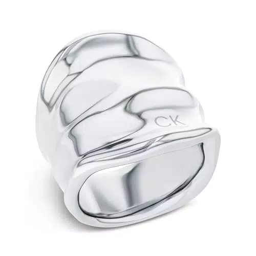 Calvin Klein Damenring ELEMENTAL aus Edelstahl - Modell 35000645D