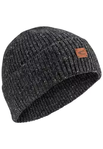 Camel Active Herren Strickbeanie aus Merinowolle – Stilvolles Accessoire für Männer
