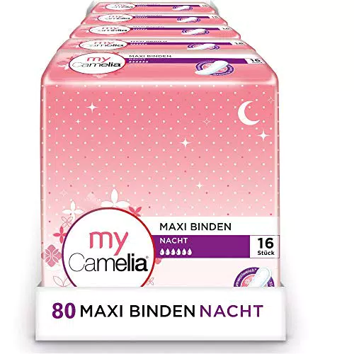 Camelia Maxi Binden Nacht – Sanfte und zuverlässige Schutz für die Nacht