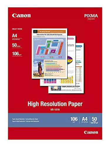 Canon HR-101N hochauflösendes Papier für Tintenstrahldrucker - DIN A4