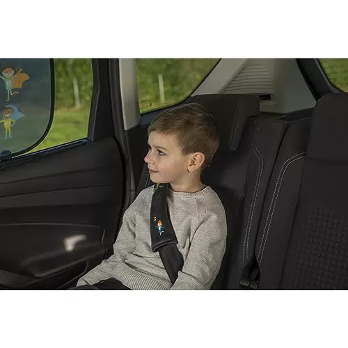 cartrend Gurtpolster-Set HERO für Kinder, angenehmer Stoff, einfache Montage