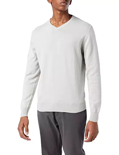Herren-Strickpullover Castle Point mit Rundhalsausschnitt - Marine