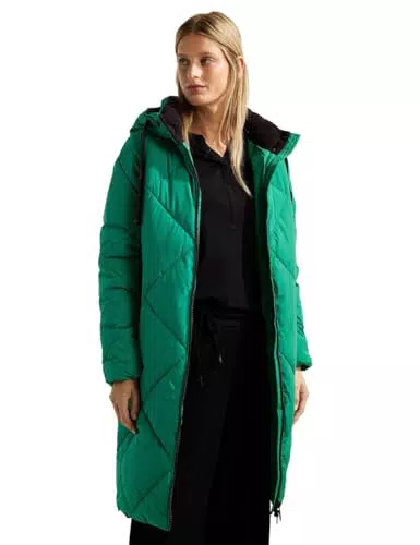 CECIL Damen B100872 Wintermantel, Evergreen, XX