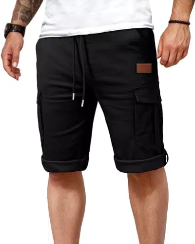 Cindeyar Herren Shorts - Cargo Bermuda Sportliche Freizeithosen für den Sommer