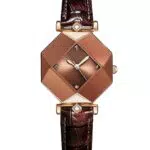 CIVO Damen Uhr Analog Quarz Wasserdicht mit Lederarmband und Diamanten