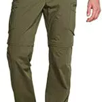 CQR Herren Convertible Cargo Pants - Wasserabweisende Wanderhosen UPF 50+