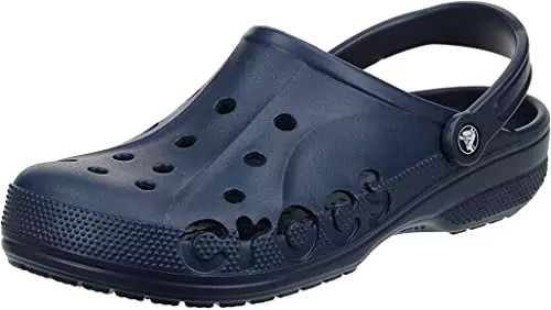 Crocs Baya Clogs Unisex Clogs für Erwachsene Wasserfreundlich und schnell trocknend Navy Größe 48-49