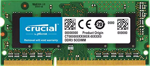 Crucial RAM CT102464BF160B 8GB DDR3 1600 MHz CL11 Laptop-Speicher