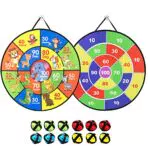 Ctrunit Faltbares Dart-Brettspiel-Set für Kinder – Sicheres Indoor und Outdoor Spiel
