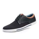 Cusolemore Herren Schnürhalbschuhe Business Sneaker mit Gummisohle und atmungsaktivem Obermaterial