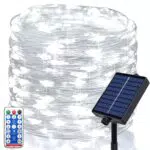 DBFAIRY Solar Lichterkette 30M Außen, Wetterfest mit Fernbedienung und Timer