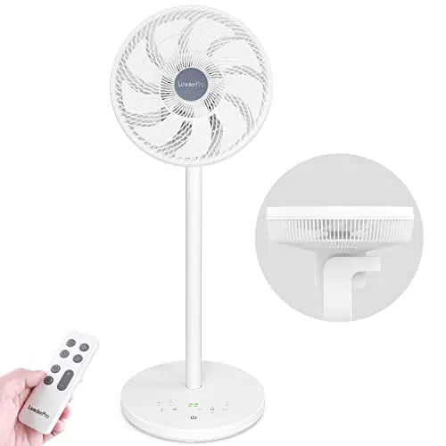 DC Motor Standventilator - Leiser 3D Oszillierender Ventilator mit Fernbedienung