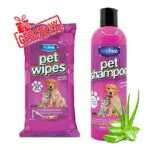 Deepfresh Hundeshampoo und Katzenshampoo mit Aloe Vera gegen Gerüche