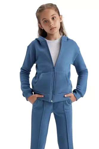 DeFacto Pullover und Strickjacken für Mädchen im Regular Fit mit Kapuze