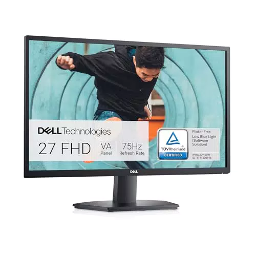 Dell SE2722HX 27" Full HD Monitor 75Hz, VA, 4ms, AMD FreeSync, HDMI, VGA