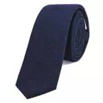 DonDon Herren Krawatte 6 cm Baumwolle schwarz-grau Fischgrätenmuster