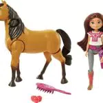 Dreamworks Spirit Reitabenteuer Set mit Lucky Puppe und Pferd Spirit