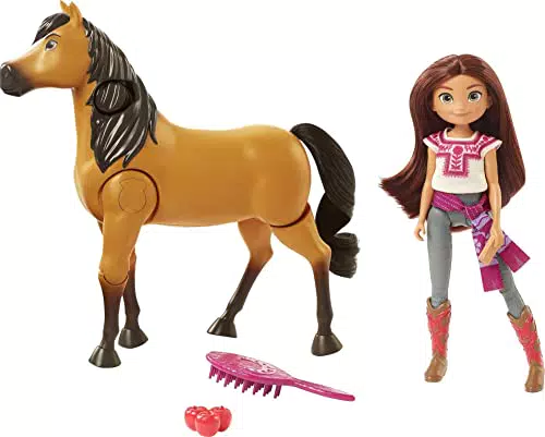 Dreamworks Spirit Reitabenteuer Set mit Lucky Puppe und Pferd Spirit