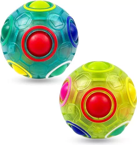 EACHHAHA Magic Rainbow Ball - 3D Puzzle Ball Spielzeug für Kinder