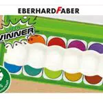 Eberhard Faber Wasserfarbkasten Green Winner mit Deckweiß und Pinsel