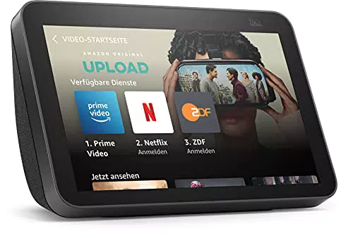 Echo Show 8 (2. Generation) - HD-Smart Display mit Alexa und 13-MP-Kamera