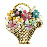 Emibele Blumen Brosche für Damen – Moderne Anstecknadel für Kleidung und Accessoires
