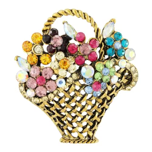 Emibele Blumen Brosche für Damen – Moderne Anstecknadel für Kleidung und Accessoires