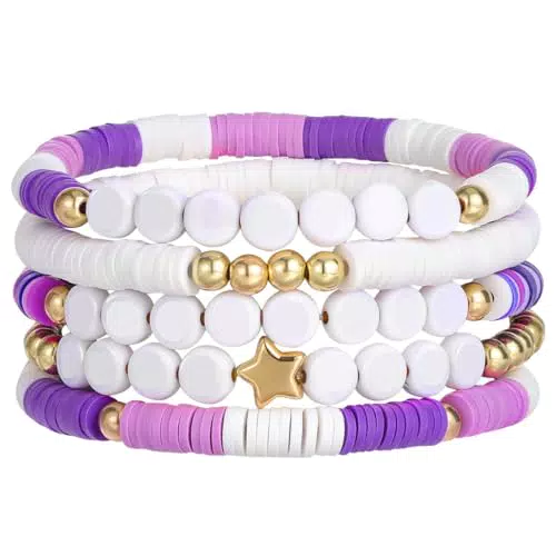 Emibele Freundschaftsarmband Set, DIY Alphabet-Armband für Frauen und Mädchen