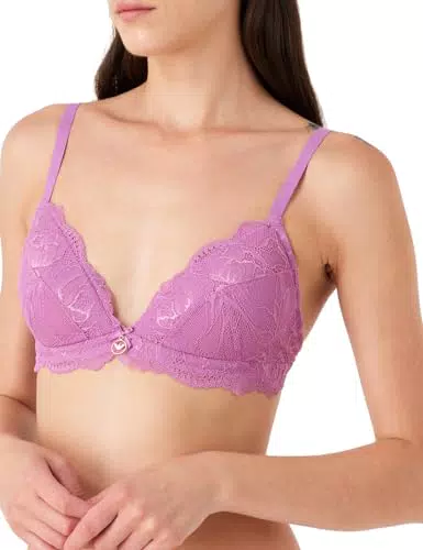 Emporio Armani Damen Triangle Eternal Lace Padded Bra