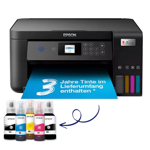 Epson EcoTank ET-2850 A4 Multifunktionsdrucker mit 3 Jahren Tintenversorgung