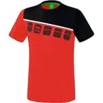 Erima Kinder 5-C T-Shirt, new royal/schwarz/weiß, 128