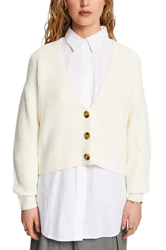 ESPRIT Strickjacke Damen 024ee1i344 – Eleganz und Komfort für jeden Anlass