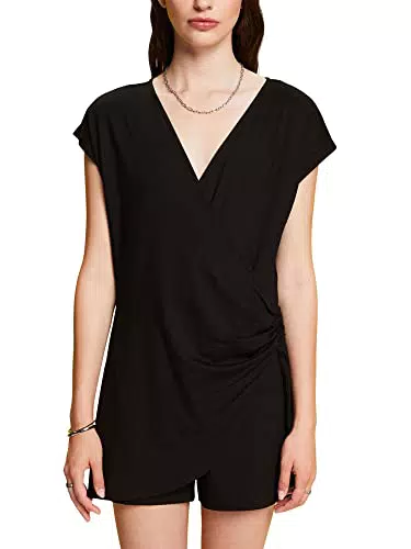 ESPRIT Damen 053CC1L302 Overalls, 001/BLACK
