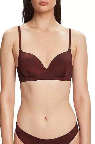ESPRIT Damen Big Flower Deluster Gepolsterter BH 75B EU