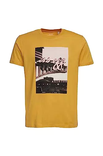 ESPRIT Herren 043EE2K320 T-Shirt, 400/NAVY