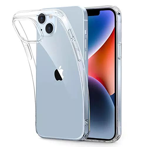 ESR iPhone 14 und 13 Hülle - Klare, stoßfeste TPU Silikon Schutzhülle