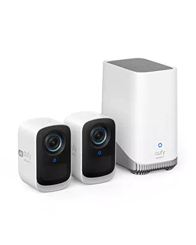 eufy Security eufyCam S300 - 4K kabellose Überwachungskamera mit Gesichtserkennung