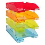 Exacompta Briefablage Combo Midi DIN A4 - Premium 4er Pack für optimierte Organisation