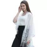 FAIRYGATE Damen Schal für Abendkleider – Glänzender Schal für Partykleider