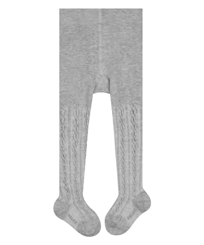 FALKE Unisex Baby Strumpfhose aus Baumwolle, Gemustert, Modell Cable B