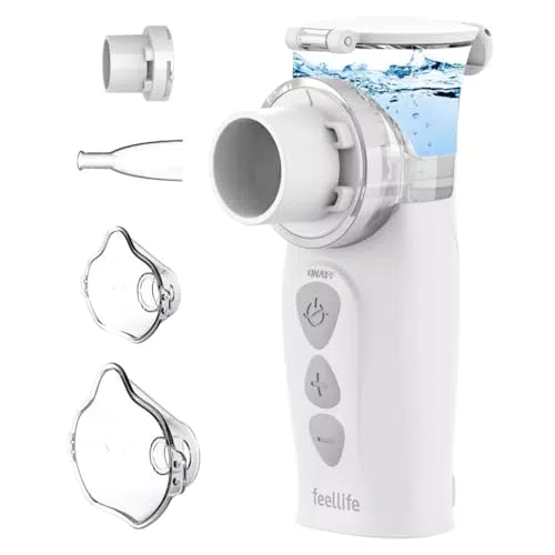 FEELLIFE Air Pro VIII Inhalationsgerät für Kinder und Erwachsene, tragbar und leise