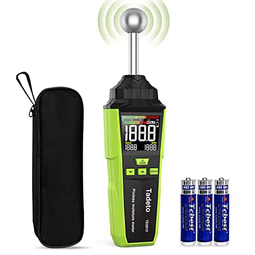 Feuchtigkeitsmessgerät mit Farb-LCD und akustischem Alarm für Baustoffe