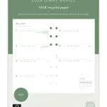 Filofax Kalendereinlage Eco Week auf zwei Seiten Nachfüllung - Personal