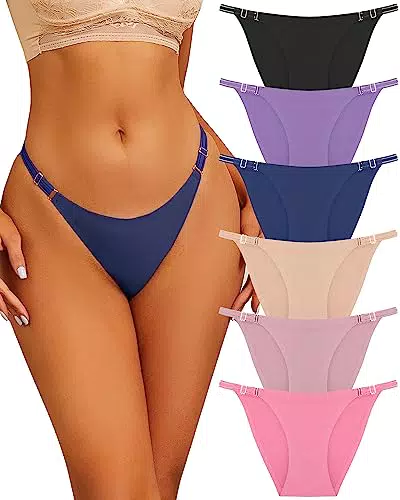 FINETOO Seamless Unterwäsche Damen - Verstellbarer Gürtel mit Metallschnalle Pantys