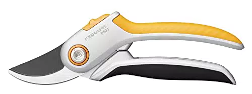 Fiskars PowerLever Bypass-Gartenschere P751 – Antihaftbeschichtete Klingen