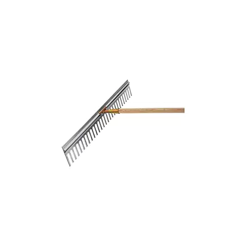 Flora Alu-Rechen Arbeitsgerät 750mm, 28 Zinken, Breite 75 cm