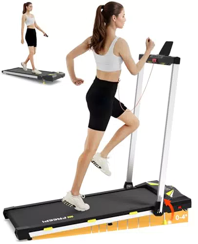 Freepi Laufband 4 in 1 mit Neigung und Fernbedienung für Zuhause und Büro
