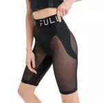 Full:Blown Hoch geschnittene Stretch Netzshorts für Damen - Atmungsaktiv und hautfreundlich