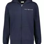 GANT Herren Kapuzenpullover Printed Graphic Full Zip Hoodie