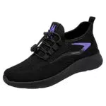 Generisch Damen Slip On Sneaker - Atmungsaktive Freizeitschuhe für Sport und Alltag